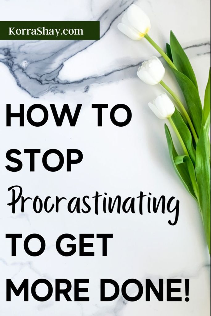 Pushing Past Procrastination: Stop Procrastinating Tips