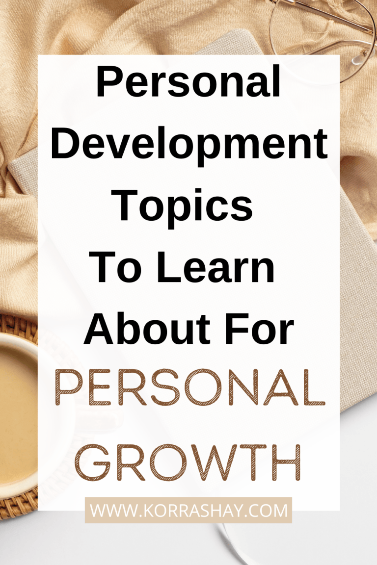 Personal Development Topics To Learn About For Personal Growth ...